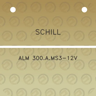 schill-alm-300ams3-12v