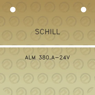 schill-alm-380a-24v