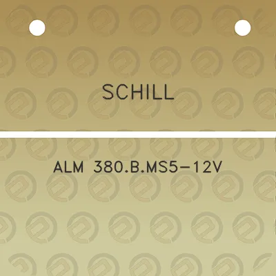 schill-alm-380bms5-12v