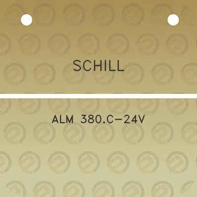 schill-alm-380c-24v