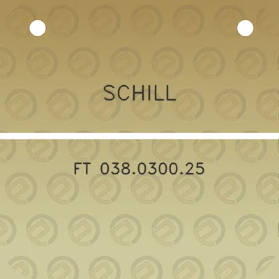 schill-ft-038030025