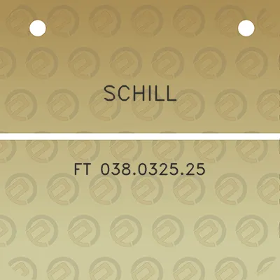 schill-ft-038032525