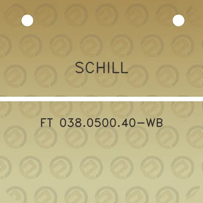 schill-ft-038050040-wb