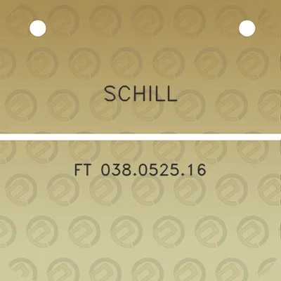 schill-ft-038052516