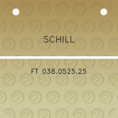 schill-ft-038052525