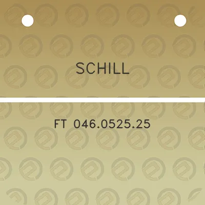 schill-ft-046052525