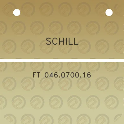 schill-ft-046070016