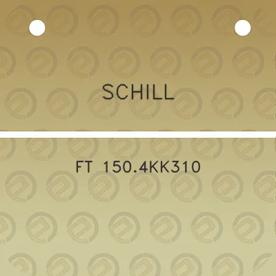 schill-ft-1504kk310