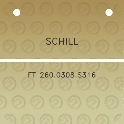 schill-ft-2600308s316