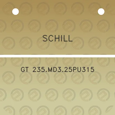 schill-gt-235md325pu315