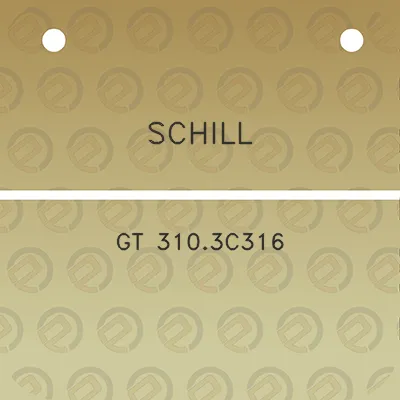 schill-gt-3103c316