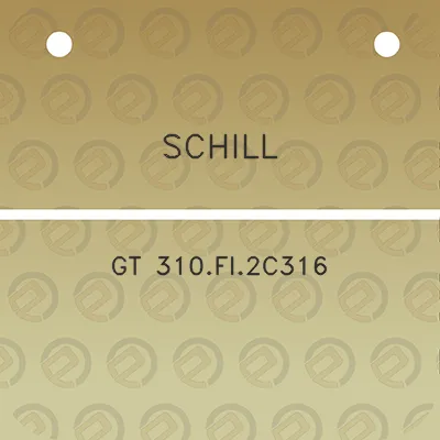 schill-gt-310fi2c316