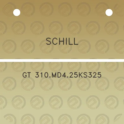 schill-gt-310md425ks325