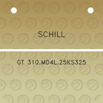 schill-gt-310md4l25ks325