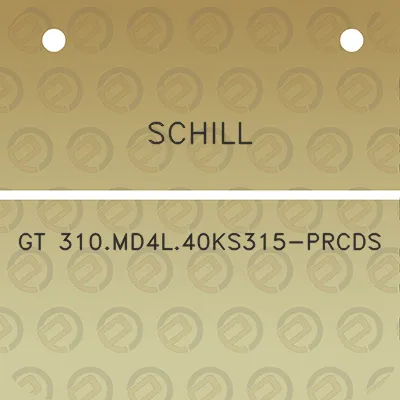 schill-gt-310md4l40ks315-prcds