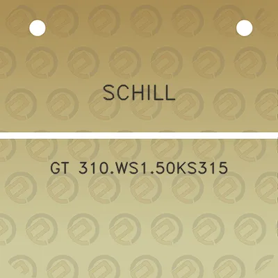 schill-gt-310ws150ks315