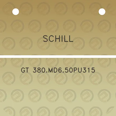 schill-gt-380md650pu315