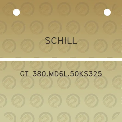 schill-gt-380md6l50ks325