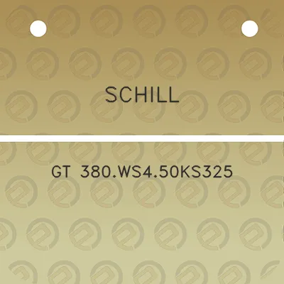 schill-gt-380ws450ks325