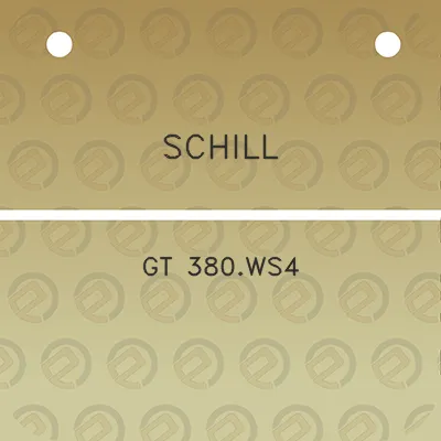 schill-gt-380ws4