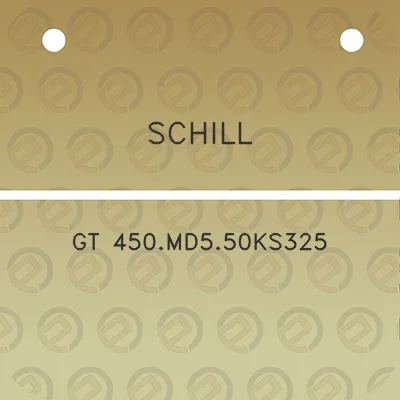 schill-gt-450md550ks325