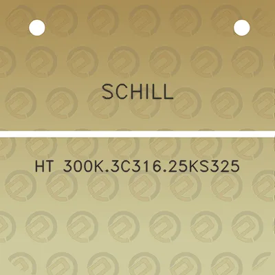 schill-ht-300k3c31625ks325