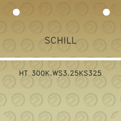 schill-ht-300kws325ks325