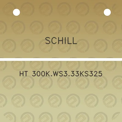 schill-ht-300kws333ks325