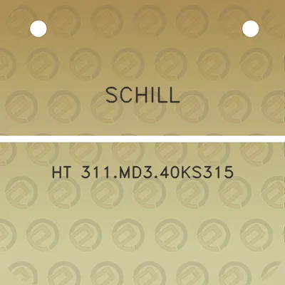 schill-ht-311md340ks315