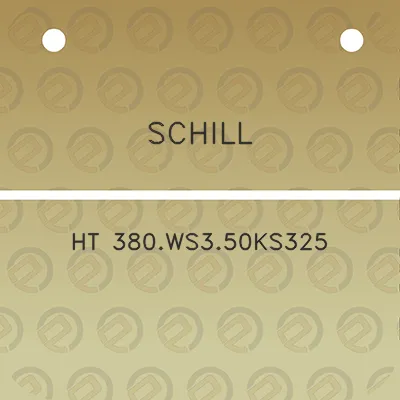 schill-ht-380ws350ks325