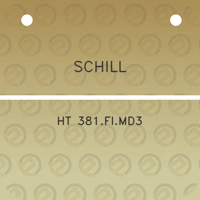 schill-ht-381fimd3