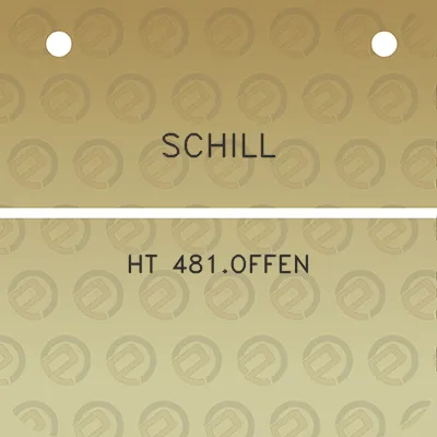 schill-ht-481offen