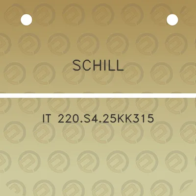 schill-it-220s425kk315