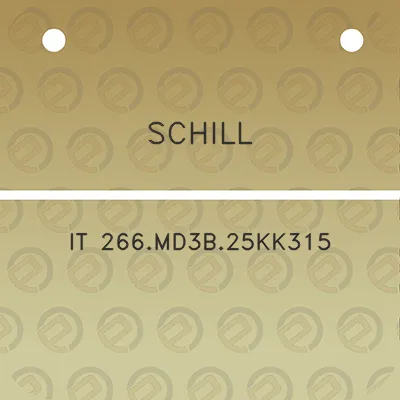 schill-it-266md3b25kk315