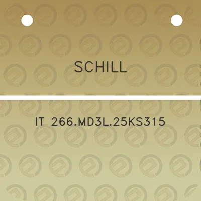 schill-it-266md3l25ks315