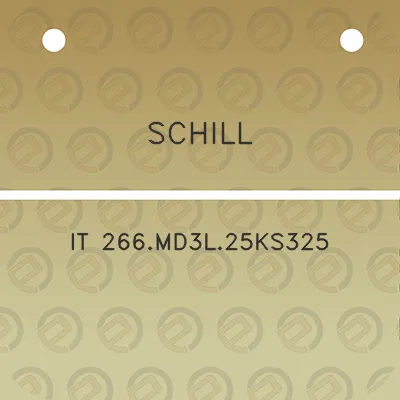 schill-it-266md3l25ks325