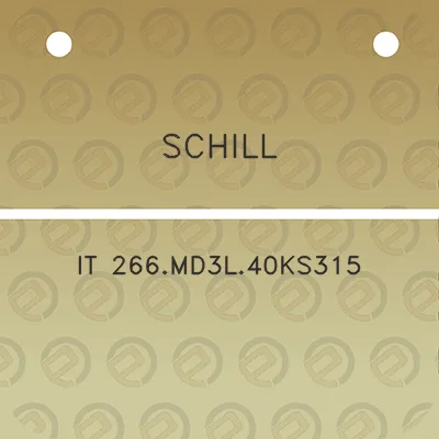 schill-it-266md3l40ks315