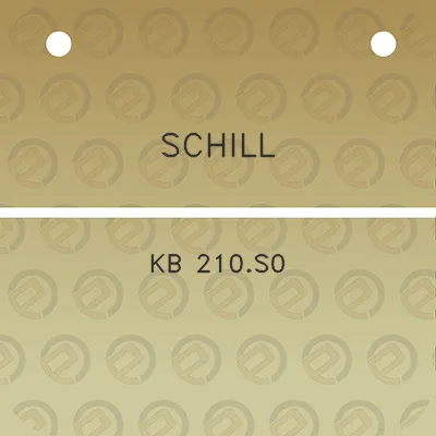 schill-kb-210s0