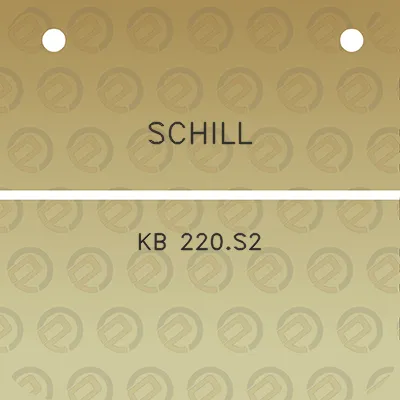 schill-kb-220s2