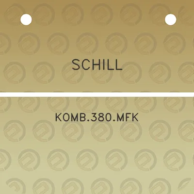 schill-komb380mfk