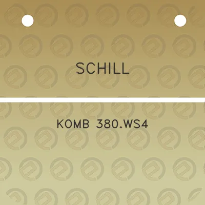 schill-komb-380ws4