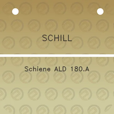 schill-schiene-ald-180a