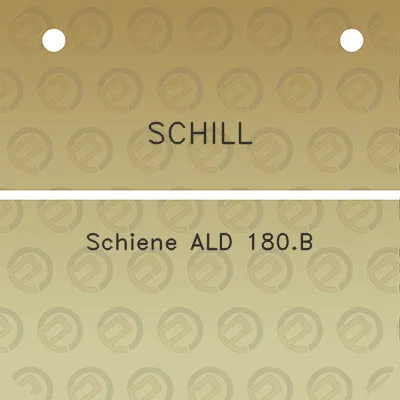 schill-schiene-ald-180b