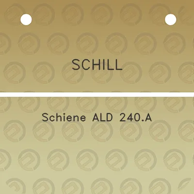 schill-schiene-ald-240a