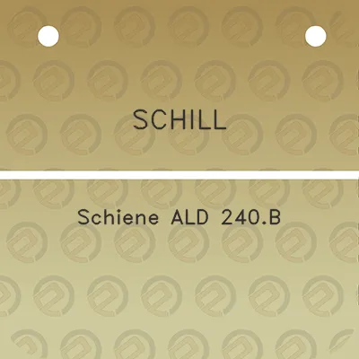 schill-schiene-ald-240b