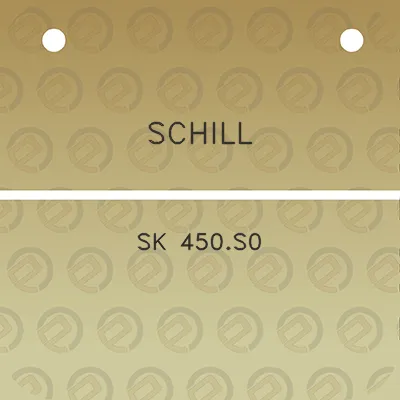 schill-sk-450s0