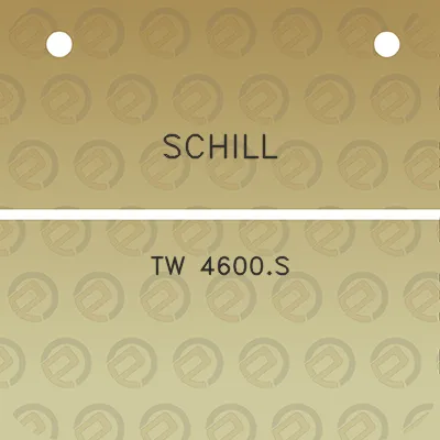 schill-tw-4600s