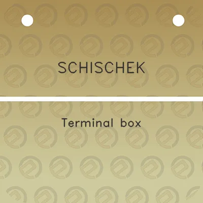 schischek-terminal-box