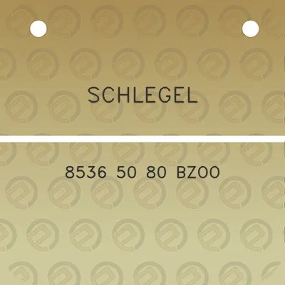 schlegel-8536-50-80-bzoo