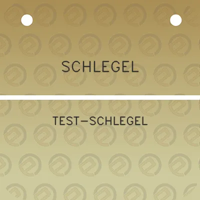 schlegel-test-schlegel